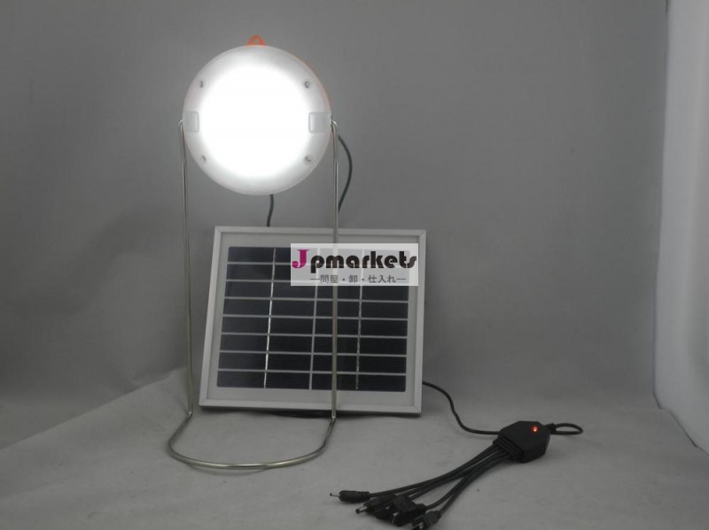 ポータブル付きソーラーランタンソーラーパネルと2.5wで携帯用充電器、 4ウェイ照明問屋・仕入れ・卸・卸売り
