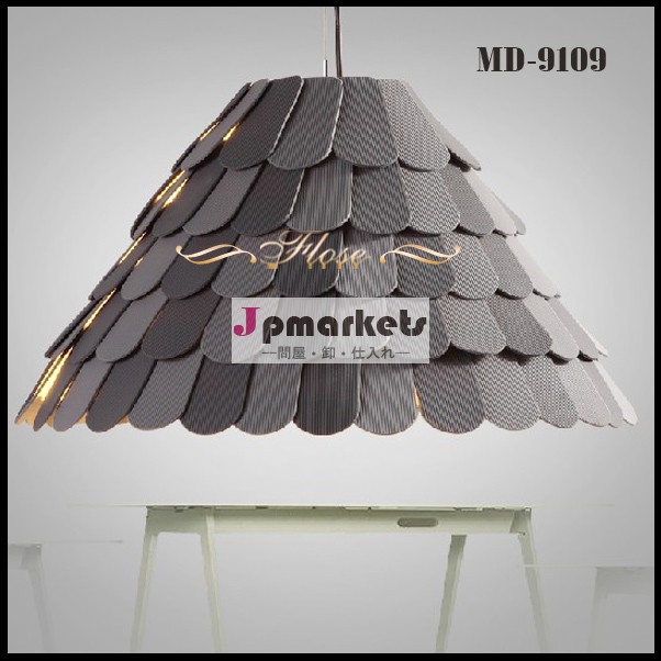 Flosemd-9108アクリル装飾的なペンダントランプ、 アクリルの羽のランプシェードの羽のランプ、 家の装飾ledライト問屋・仕入れ・卸・卸売り