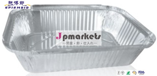 カラフルなアルミ箔0.15mm長円コンテナなしでのためにコーティングされた食品パッケージ問屋・仕入れ・卸・卸売り