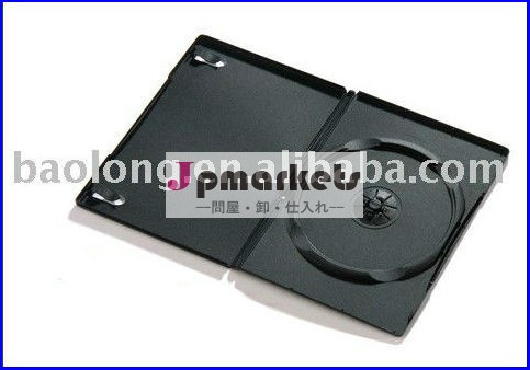 スリム9ミリメートル単一の黒dvdケースプラスチックメディアppd10956-2khd包装問屋・仕入れ・卸・卸売り