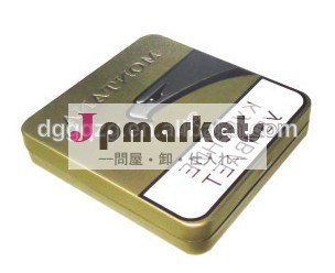 工業用やcigrettesエンボス加工印刷スタンプニスを塗る手渡し四角いブリキの箱問屋・仕入れ・卸・卸売り