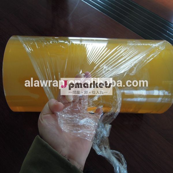 良好な伸縮食品グレードのpvcはフィルムしがみつくしがみつくpvc果物の包装用ラップ問屋・仕入れ・卸・卸売り