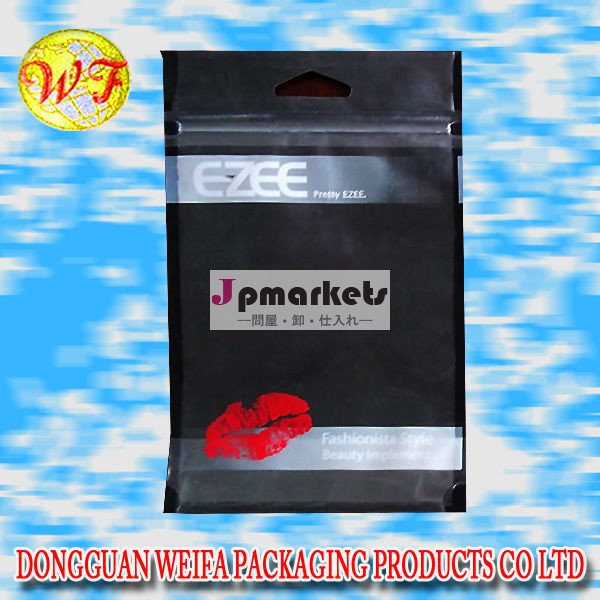 明確な包装袋フック付き靴下/pvcジップロックパウチ/材料の袋プラスチックを参照してください問屋・仕入れ・卸・卸売り