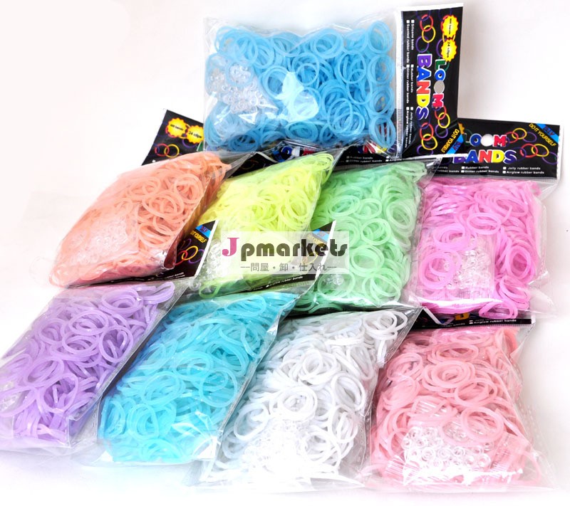 新しいフラッシュ効果バンジー韓国の新鮮なタマネギ粉の蛋白質色虹の織機織りブレスレット問屋・仕入れ・卸・卸売り