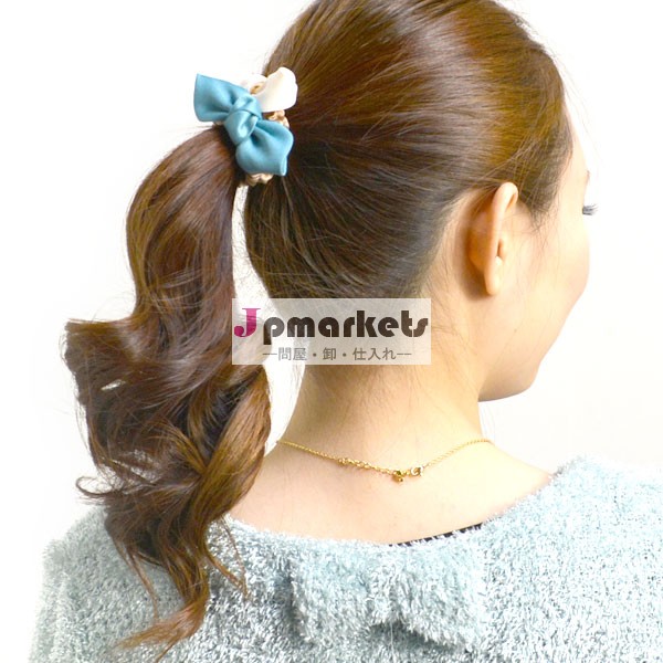 自由配置!! ホットで人気のある商品の日本その娘さんに。 ミニダブルリボンモチーフデザインツートンカラーのヘアーaccessorie問屋・仕入れ・卸・卸売り