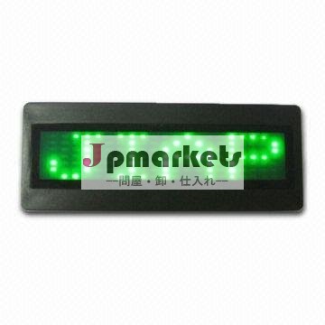 クリスマスledの点滅点滅クリスマスデジタル表示名バッジ中国製問屋・仕入れ・卸・卸売り