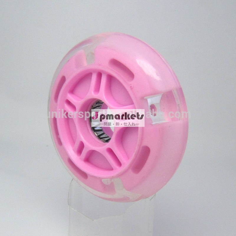 80mm*24mm、 led点滅、 puの車輪、 プロのインラインスケートの車輪問屋・仕入れ・卸・卸売り