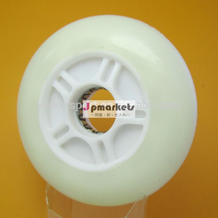 85mm*24mm、 led点滅、 puの車輪、 プロのインラインスケートの車輪問屋・仕入れ・卸・卸売り