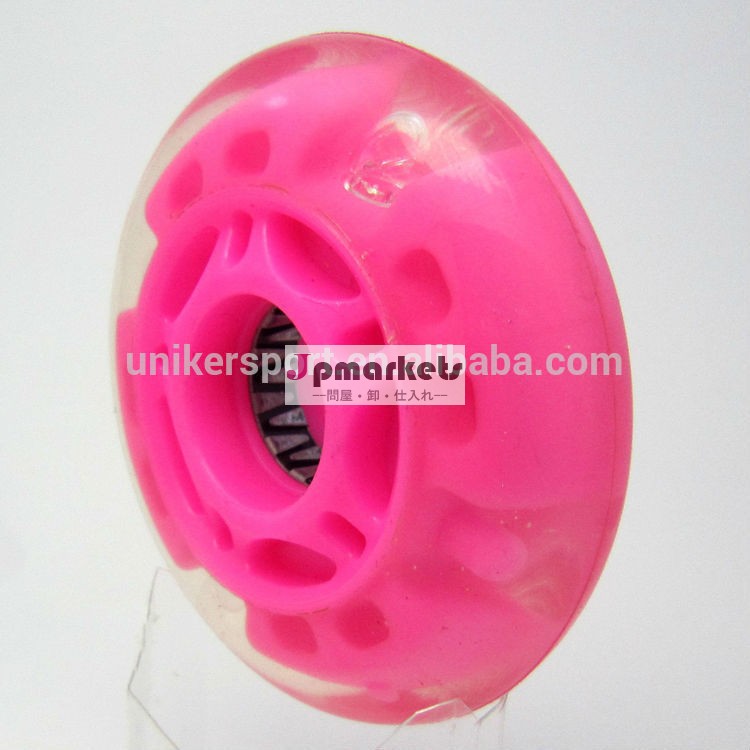 70mm*24mm、 led点滅、 puの車輪、 プロのインラインスケートの車輪問屋・仕入れ・卸・卸売り