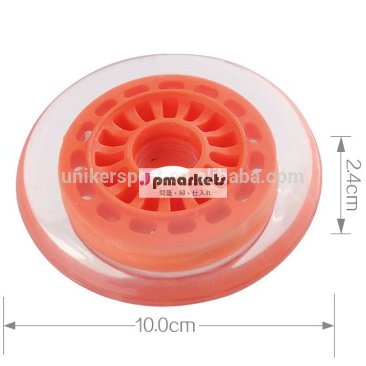 100mm*24mm、 太陽の花のハブ、 puの車輪、 プロのインラインスケートの車輪問屋・仕入れ・卸・卸売り