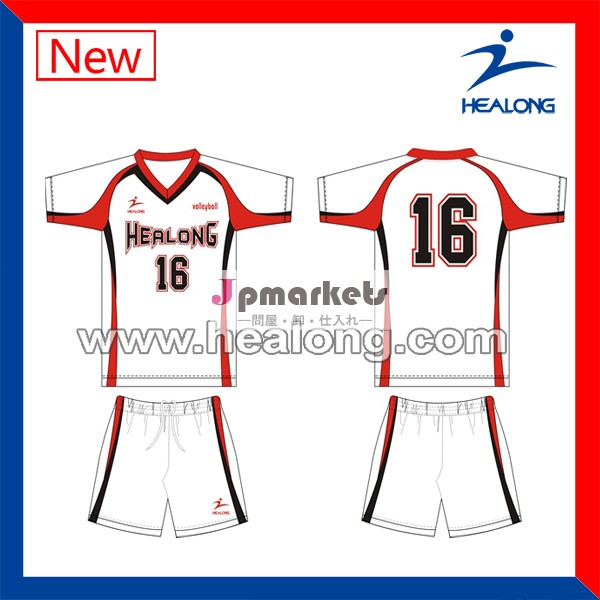 新しい最高の2014年teamwear作られたバレーボールユニフォームを昇華問屋・仕入れ・卸・卸売り
