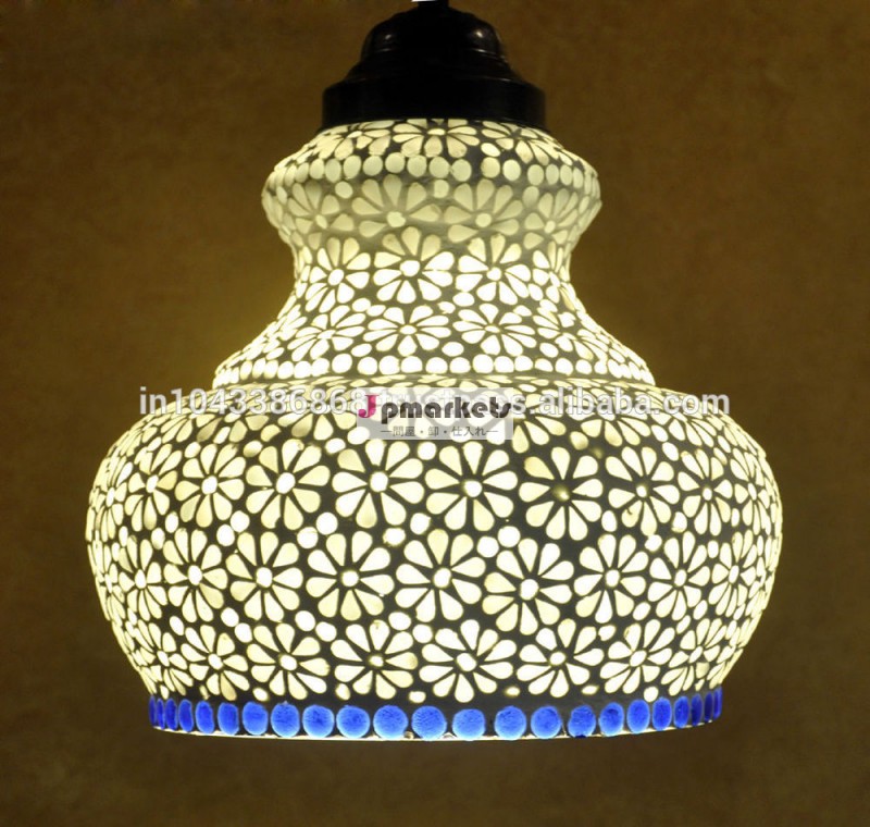 ゴージャスなインドのホームファニシングガラスの天井のランプ、 卸売業者の装飾的なガラスのペンダントランプ問屋・仕入れ・卸・卸売り