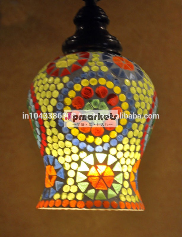 インドのハンドメイドビンテージ装飾照明ガラスの天井のランプ、 卸売業者の装飾的なガラスのペンダントランプ問屋・仕入れ・卸・卸売り