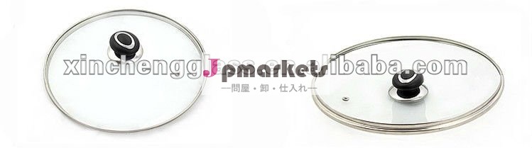 方法美しくよいqulalityの調理器具のための新式の緩和されたガラスの鍋のふた問屋・仕入れ・卸・卸売り