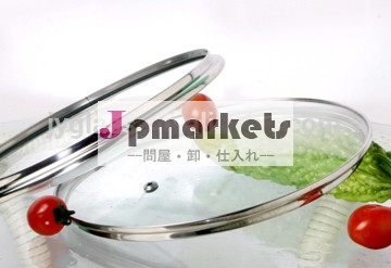 通常のドーム付き強化ガラス蓋ステンレススチールリング問屋・仕入れ・卸・卸売り