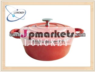 赤いエナメル鋳鉄製キャセロール2014年/に似たルクルーゼ問屋・仕入れ・卸・卸売り
