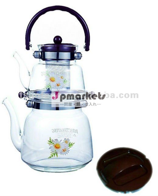 ホウケイ酸塩ガラスの茶鍋はInfuserと置いた問屋・仕入れ・卸・卸売り