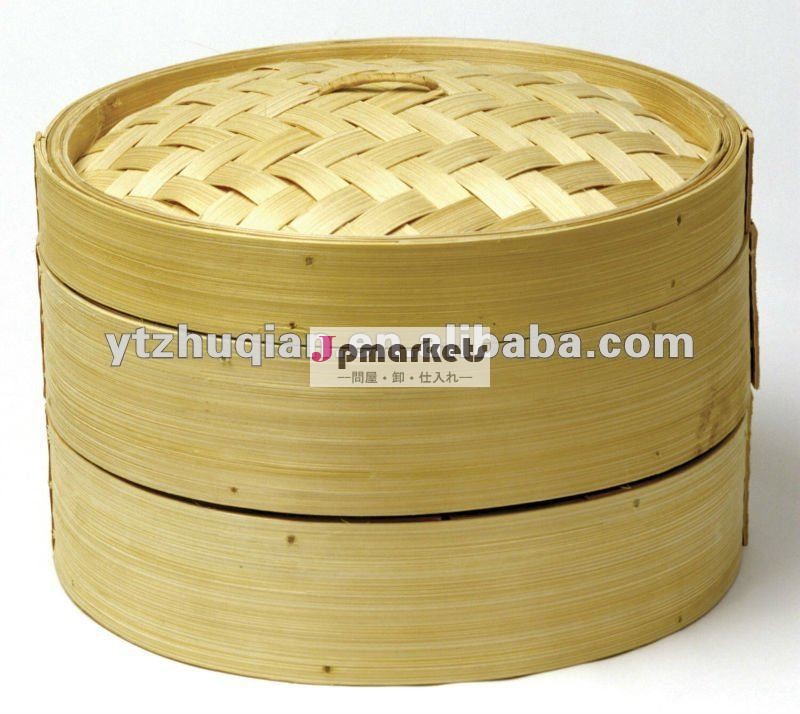 天然の竹と木の蒸し器でのパンのためにキッチンウェア株式、 6" 7" 8" キプロス、 トルコへの輸出問屋・仕入れ・卸・卸売り