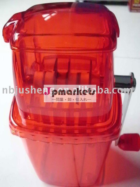 プラスチックは氷粉砕機のクランクを手で回した --JS30010問屋・仕入れ・卸・卸売り