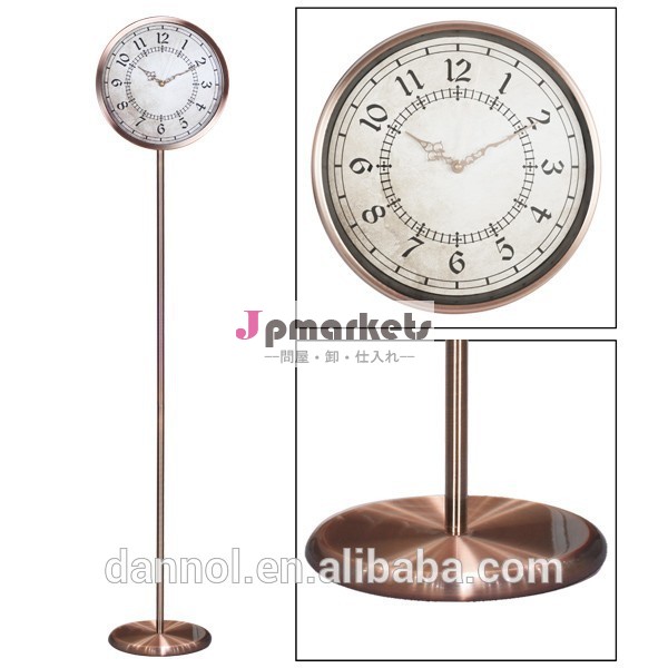 battery clock movement copper case decorative floor clock問屋・仕入れ・卸・卸売り