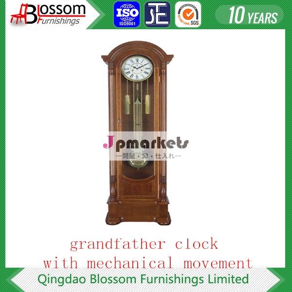 の木製の手彫刻が施されたおじいさんの時計と機械的な動き問屋・仕入れ・卸・卸売り
