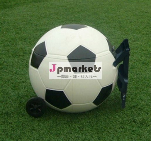 フットボール形のプラスチック製のサッカークーラーボックスクーラーボックスポータブル形のプラスチック製のクーラーボックス問屋・仕入れ・卸・卸売り