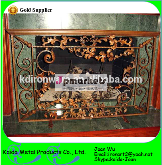 ・シンプルな安い錬鉄の暖炉の画面デザインを描いた問屋・仕入れ・卸・卸売り
