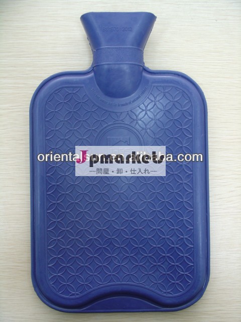 天然ゴムリブ付き1青湯たんぽ2000ミリリットルの温水のバッグ販売代理店問屋・仕入れ・卸・卸売り