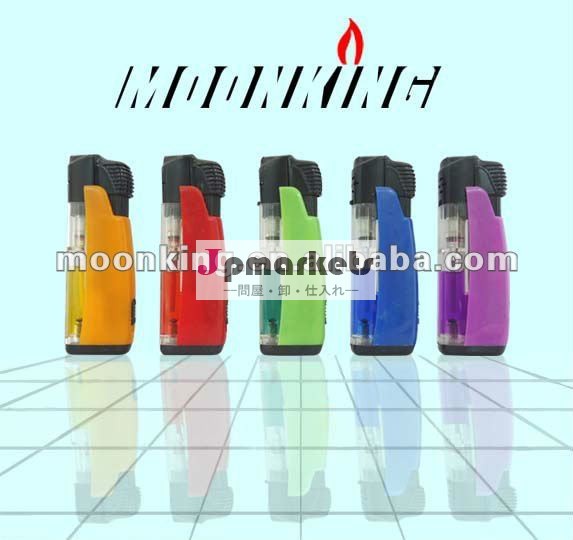 熱い販売の5色led付き防風ライター、 電子ライタープラスチックライター問屋・仕入れ・卸・卸売り