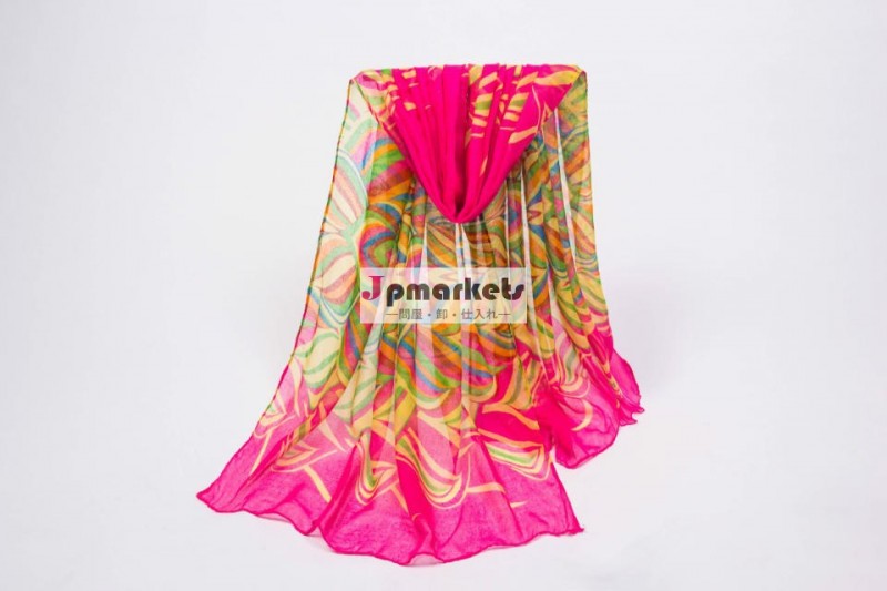 新しい印刷2014年マルチ- 色のファッションで快適なスカーフ問屋・仕入れ・卸・卸売り