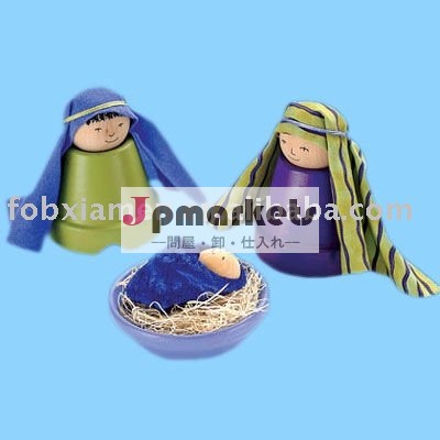 粘土のキリスト降誕ポット工芸品問屋・仕入れ・卸・卸売り