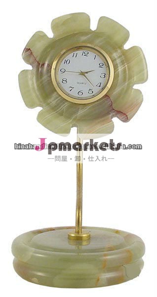 グリーンオニキスクロック太陽の花問屋・仕入れ・卸・卸売り