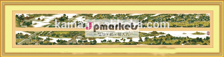 義烏市の工場中国の清明川辺完成クロスステッチのパターン問屋・仕入れ・卸・卸売り