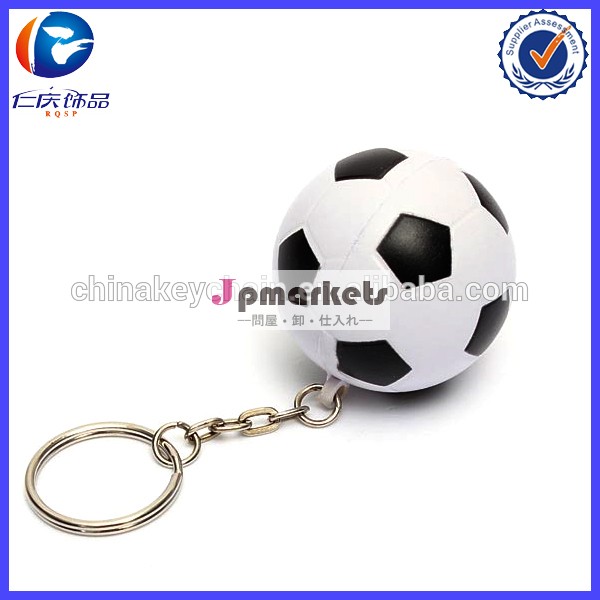 刻印renqingcustomedpu発泡スポンジスクイーズアンチストレス緩和剤サッカーボールキーチェーン問屋・仕入れ・卸・卸売り