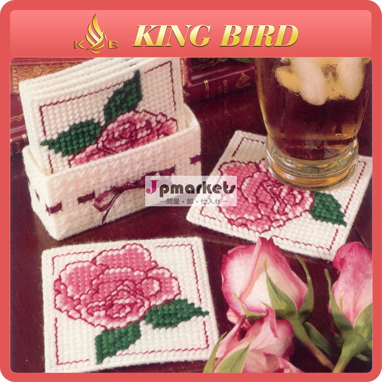 diyクロスステッチ刺繍コースター中国ファブリッククラフト問屋・仕入れ・卸・卸売り
