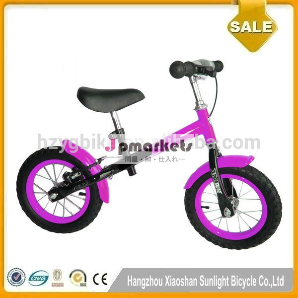 ピンクと黒キッズランニング2歳用自転車問屋・仕入れ・卸・卸売り