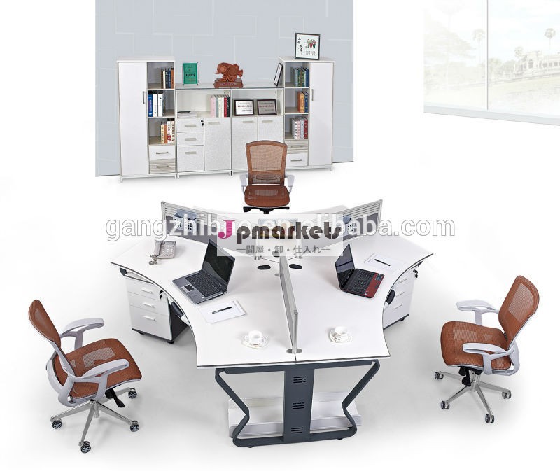 stronger office partition office workstation for three people with metal base E-519問屋・仕入れ・卸・卸売り