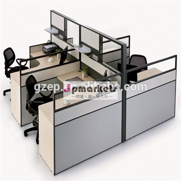 新しい販売! プロのモジュラーオフィスのテーブル/シンプルなデザインl- 形状オフィスの机問屋・仕入れ・卸・卸売り