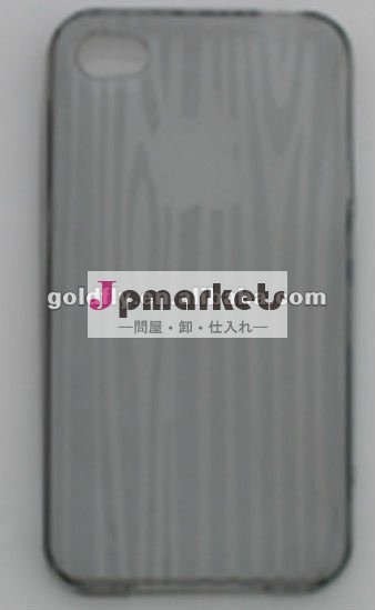 樹皮パターン用tpuケースiphone4( gf- tp- ip4s- 14)問屋・仕入れ・卸・卸売り