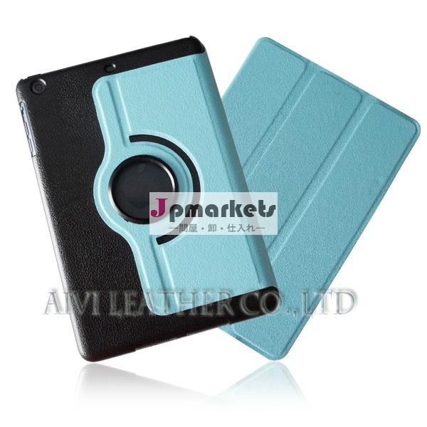 Apple Ipad、Ipadの小型回転場合のための小型Ipadのための柔らかいゲルの箱のための革箱、問屋・仕入れ・卸・卸売り