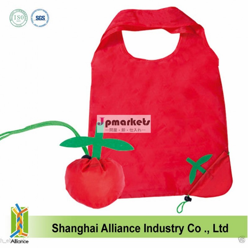 熱い販売のリンゴの形のギフト袋のための折りたたみショッピングバッグ/プロモーションバッグ問屋・仕入れ・卸・卸売り