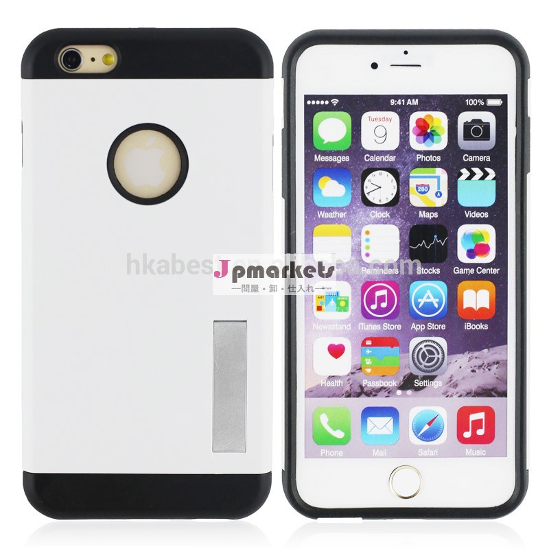 Appleのiphoneのための6プラス5.5" ケースホルスターコンボマット、 スリムアーマーケースiphone用6プラス5.5インチ、 pc2イン1シリコンコンボケース問屋・仕入れ・卸・卸売り
