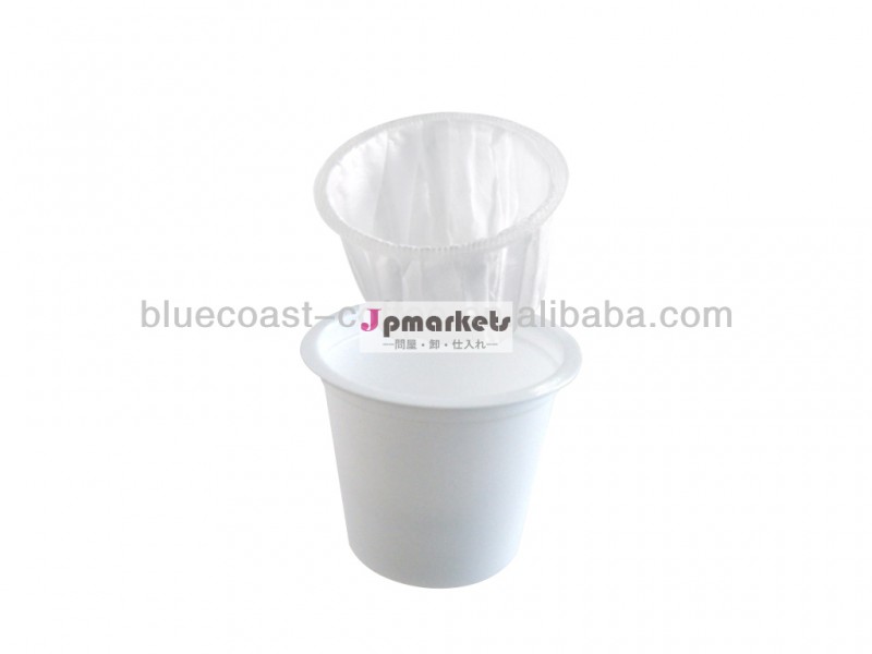 使い捨てのプラスチック製のシングルホワイトkカップコーヒーフィルター問屋・仕入れ・卸・卸売り