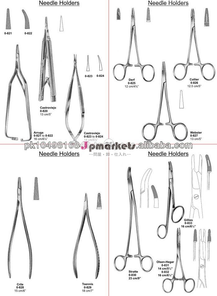 ニードルホルダー/手術器具/美容ケア製品/プライヤー歯列矯正/manufcturerjd産業パキスタンから。問屋・仕入れ・卸・卸売り