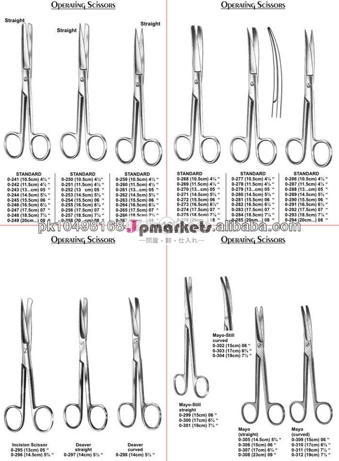 オペレーティングはさみ/手術器具/美容ケア製品/プライヤー歯列矯正/manufcturerjd産業パキスタンから。問屋・仕入れ・卸・卸売り