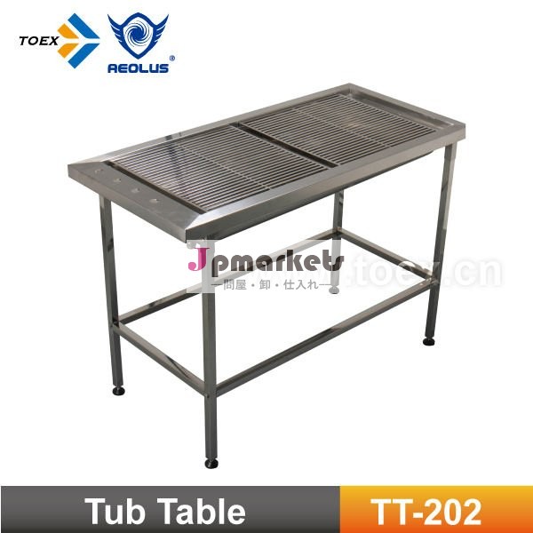 TT-202たらいのテーブルの準備のテーブル問屋・仕入れ・卸・卸売り