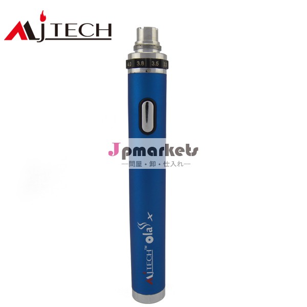 Ola2014年mjtech×cloutankm3ドライハーブバーナーセクシーな電子タバコのバッテリー電圧制御1300/1600mah3.3-5.5vトップツイスト問屋・仕入れ・卸・卸売り