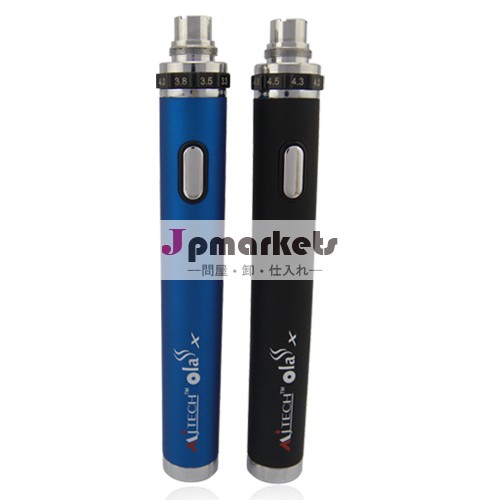 電圧ecigarette中国のサプライヤー最新の電子のcigola×クールとセックス1300/1600mah3.3-5.5vトップねじれのバッテリー問屋・仕入れ・卸・卸売り