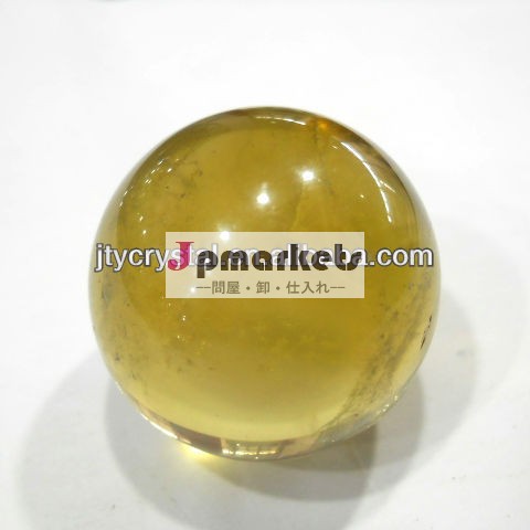 天然の黄色結晶シトリン水晶玉球ハイラックスの髪のための販売問屋・仕入れ・卸・卸売り