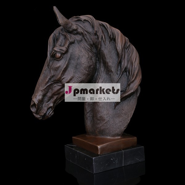 ポリ樹脂の馬ヘッドの工芸品、 樹脂動物の彫刻、 動物の彫刻彫刻問屋・仕入れ・卸・卸売り